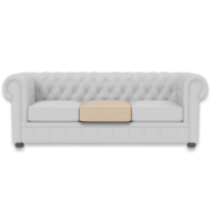 Съемная подушка дивана из кожи